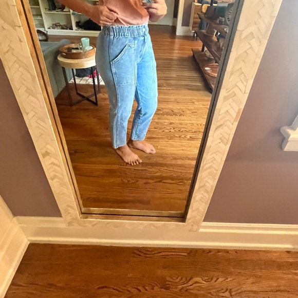 MOTHER The Superior, Elastic Waist Tapered Jeans EUC SZ29 - Picture 6 of 12